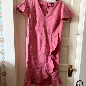 Lane Bryant Pink Midi Dress